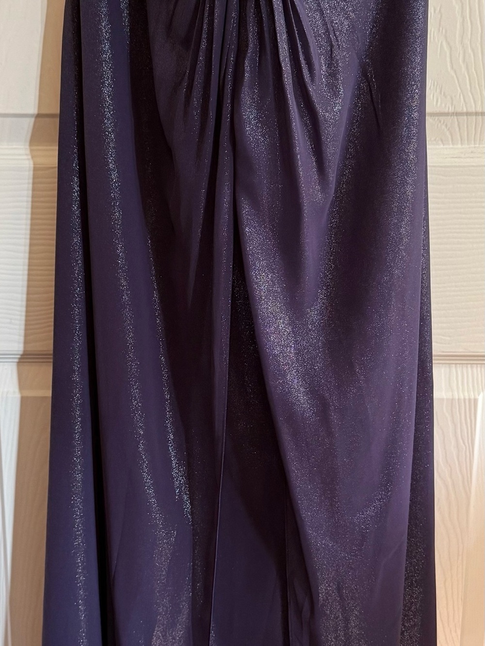 David's Bridal Shimmery Plum Evening Skirt